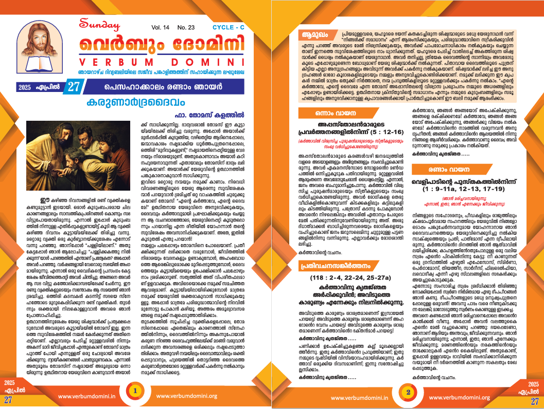 Newsletter 27 Apr 2025